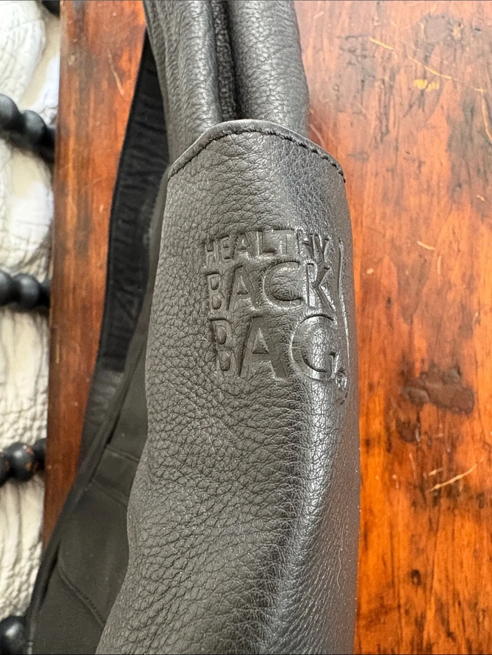 Leather Ameribag Black Leather Sling Bag
